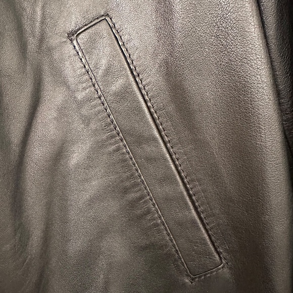 Danier Black Leather Blazer, Jacket, Bomber - Picture 7 of 8